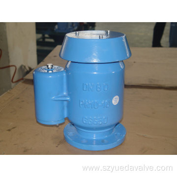 Air valve with double orifice